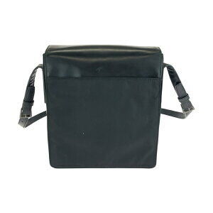 Prada shoulder nylon leather black bag